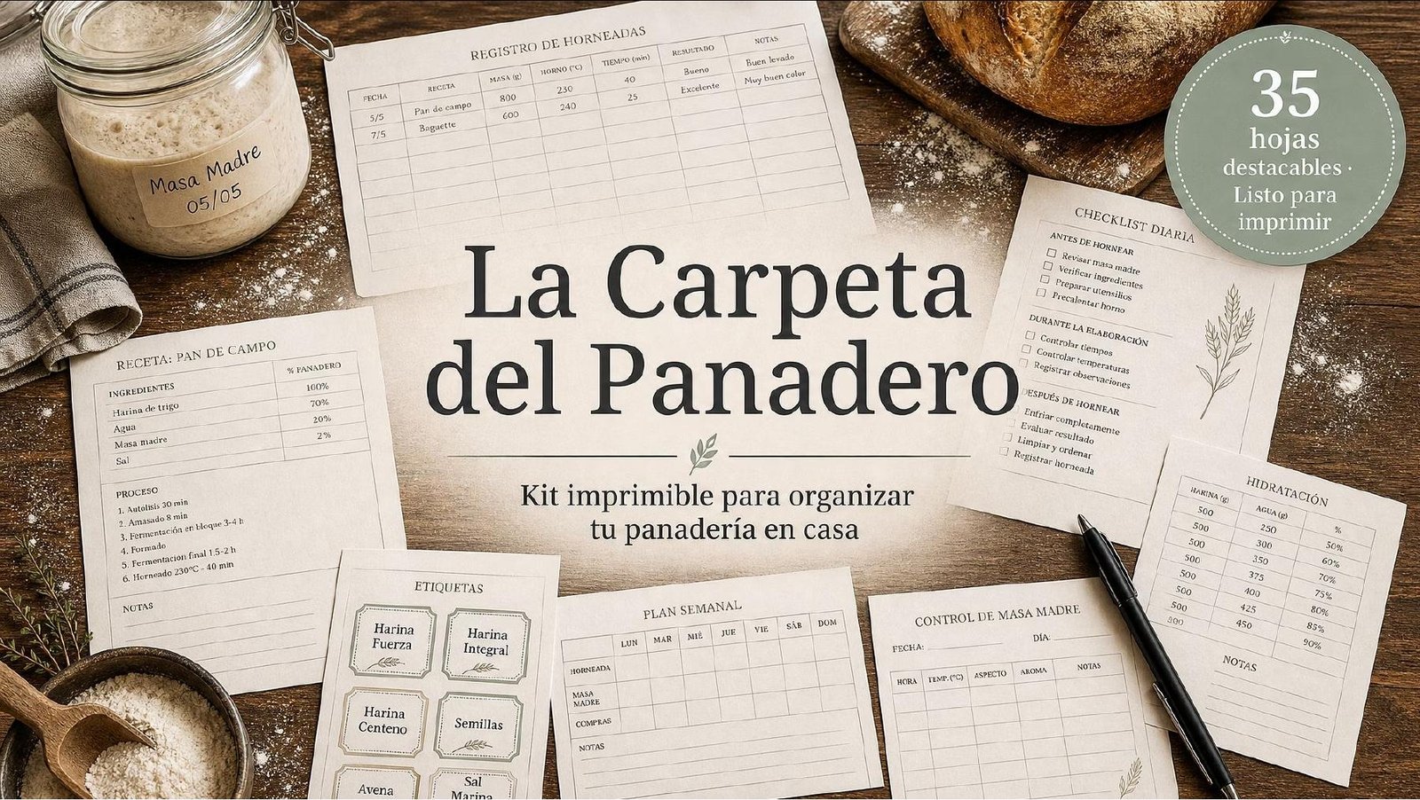 Portada real de La Carpeta del Panadero