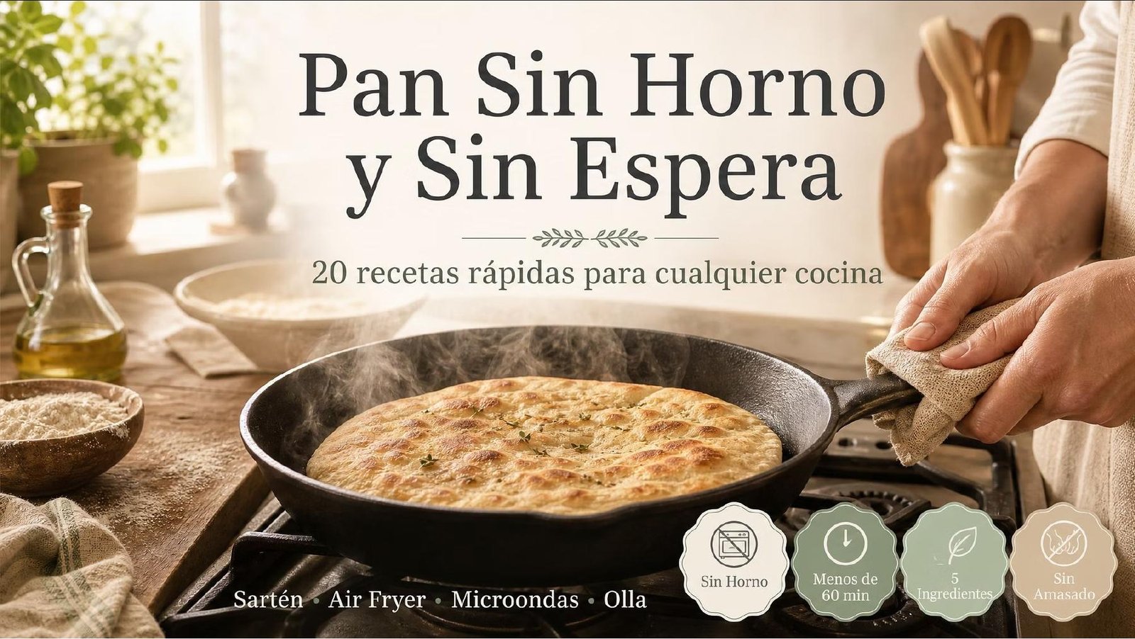 Portada real de Pan Sin Horno y Sin Espera